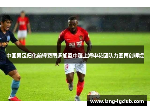 中国男足归化前锋费南多加盟中超上海申花团队力图再创辉煌